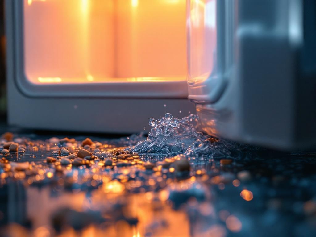 Causas del agua en el fondo de la nevera